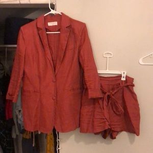 American threads dusty pink/salmon two piece